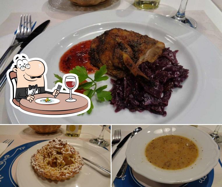 Cibo al Ristorante Villa Uphagena - Polonia