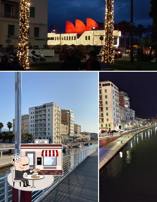 Goditi la vista dall'area esterna di Taverna l'Assassino - Food & Wine