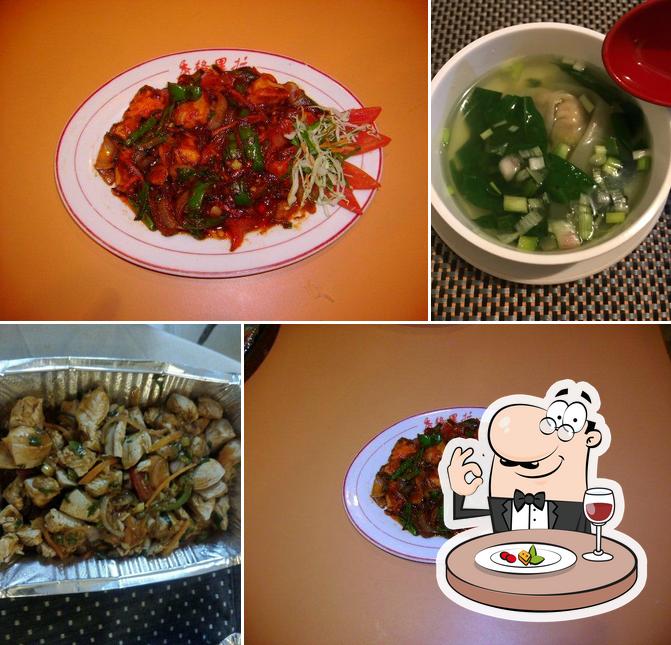 Food at The Canton Restaurant