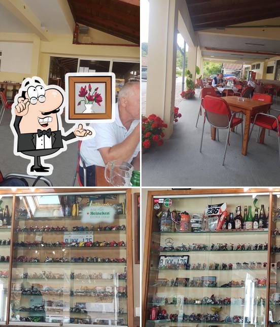 Gli interni di Bistro Mladost