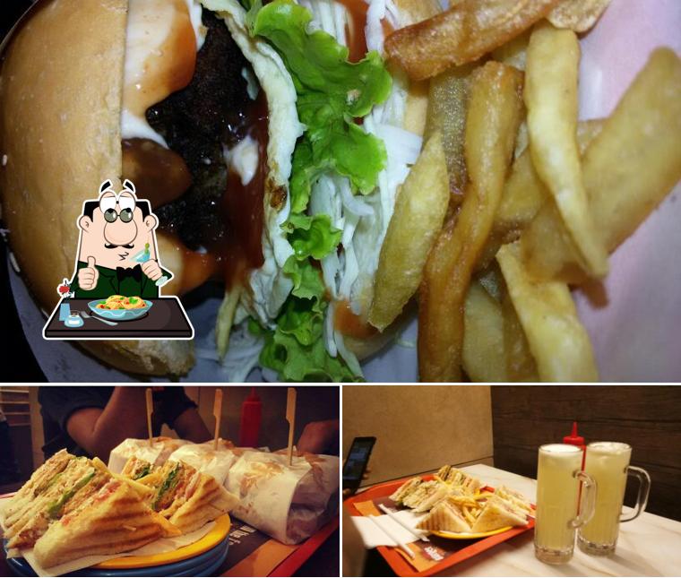Food at Burger Hub
