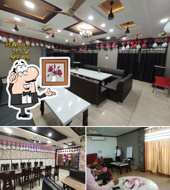 The interior of Hotel Sarovar