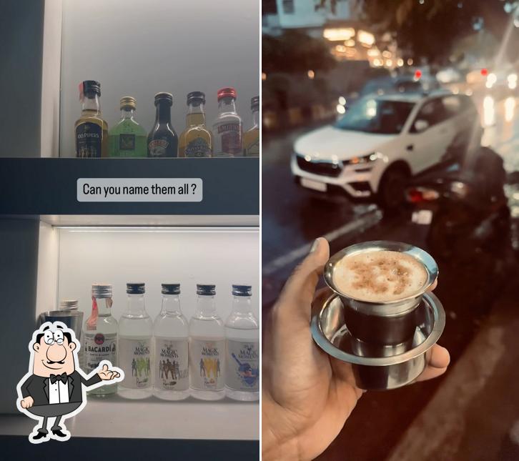 Take a seat at one of the tables at Kolhapuri Tadka