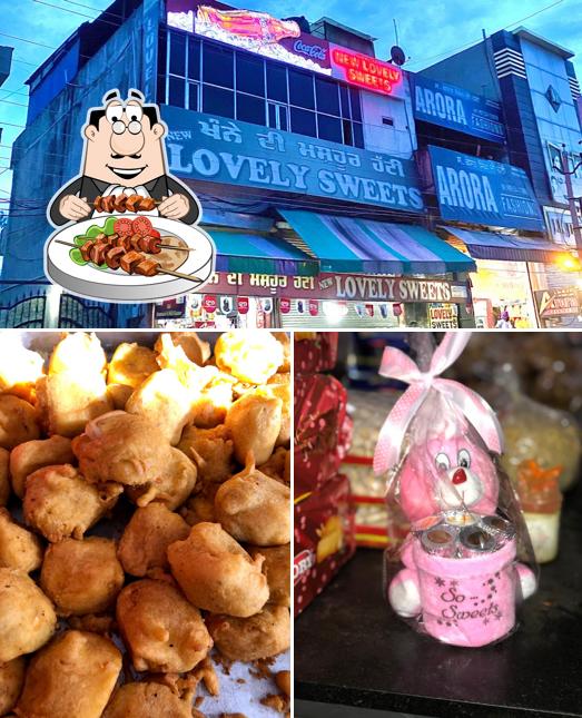 Food at Lovely Sweets