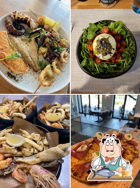 Salmone grigliato al Pizzeria Restaurant La Riva