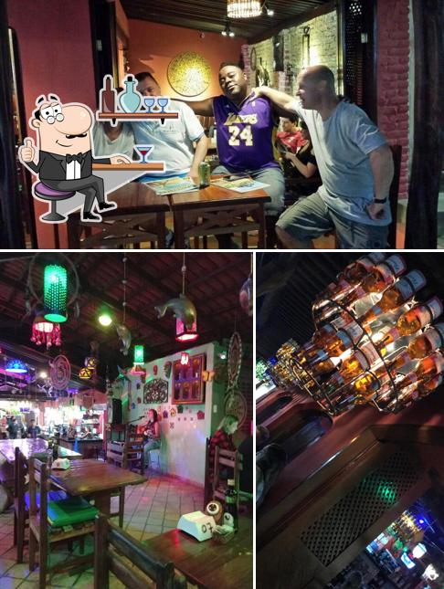 The interior of Golfinho bar e restaurante - Praia da Pipa