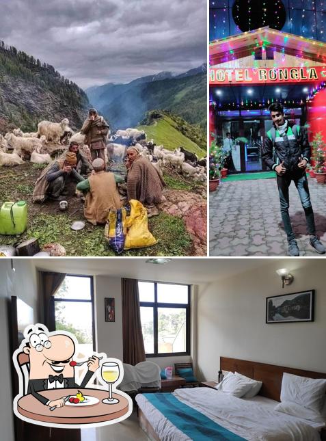 Among various things one can find food and interior at Hotel Rongla