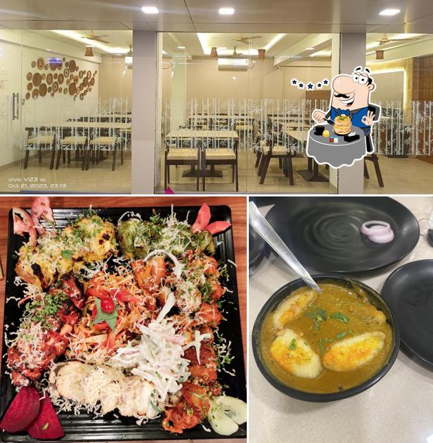 The restaurant's food and interior