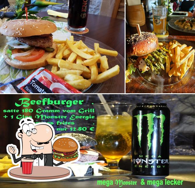 Prenez un hamburger à Landgasthof Eschbacher Katz