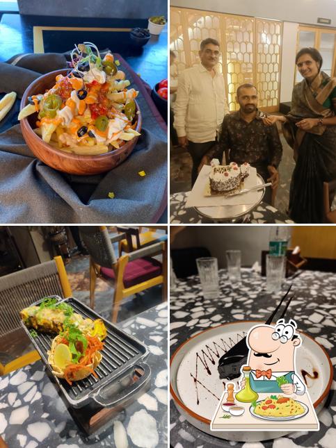 Food at 24K Kraft Brewzz Rooftop Restaurant Taproom Banquet in Sangli