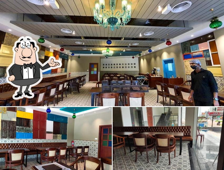 Check out how Adaminte Chayakada Pavilion Restaurant looks inside