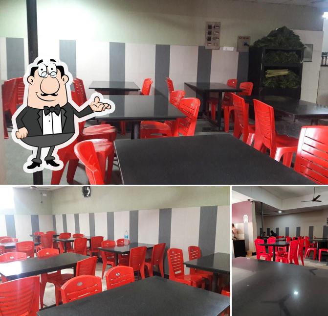 Take a seat at one of the tables at LUNCH HOUSE