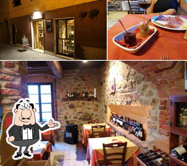 Gli interni di Enoteca L'Osteria di Cecchi e Valentini