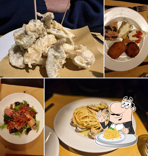 Spaghetti alla carbonara al Osteria al Cicheto