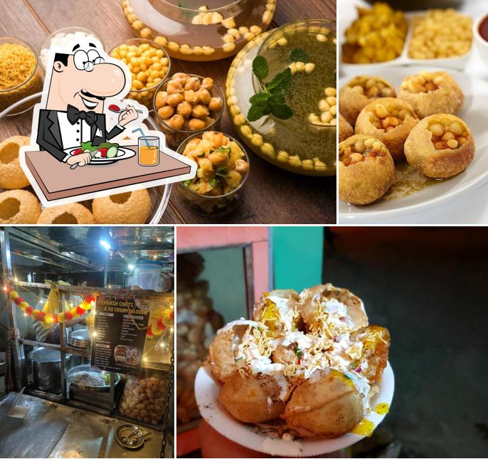 Food at Prakash Chaats and ice cream center