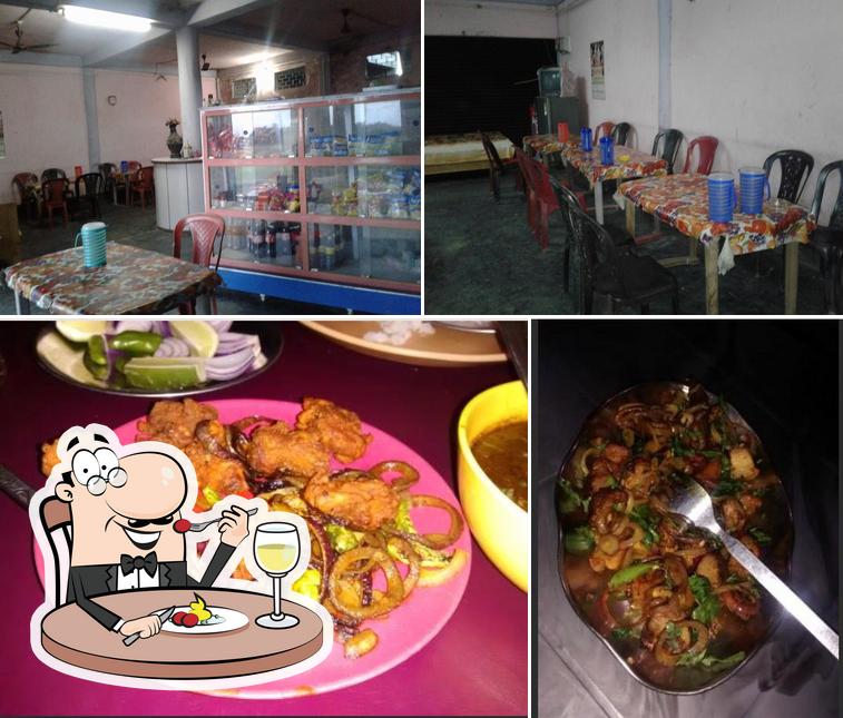 Among various things one can find food and interior at Raamdhenu Dhaba
