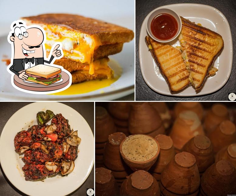 Grilled cheese sandwich at Tandoori vibes
