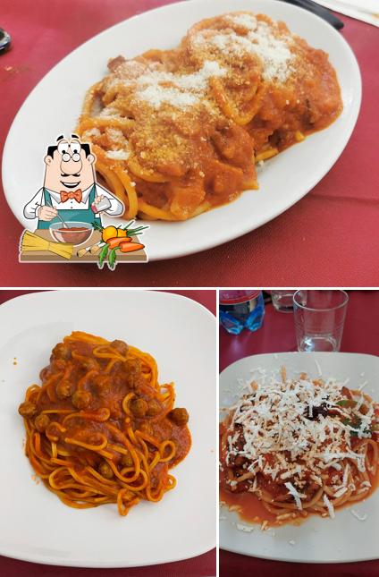 Spaghetti alla bolognese al Trattoria.da Maria solo pesce