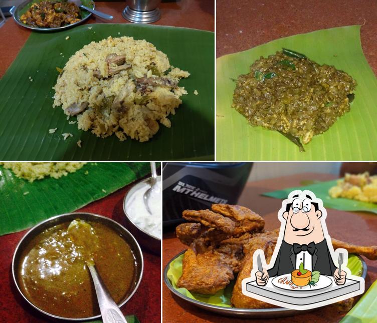 Food at Thambi annan's Biriyani Hotel