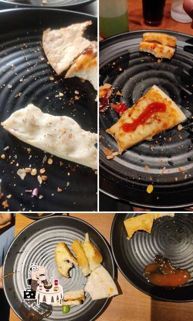 Food at British Pizza Patan