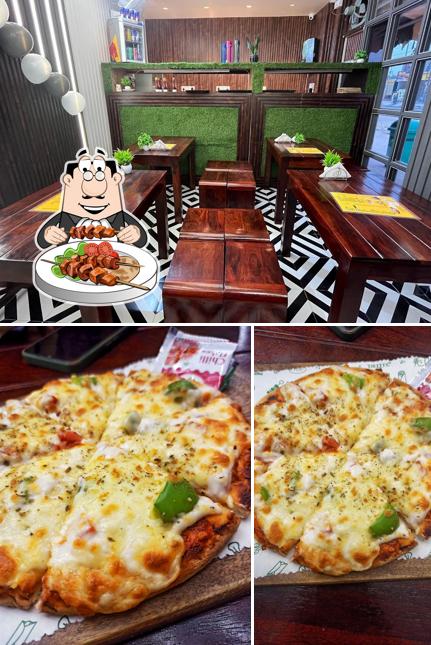This is the image depicting food and interior at Cafe Adda 2.0