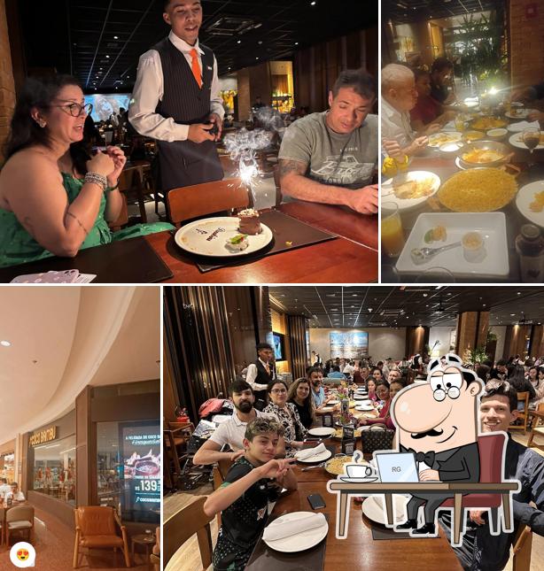 O interior do Coco Bambu Park Shopping