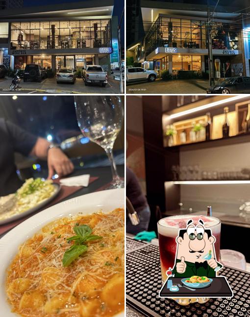 Esta é a foto ilustrando comida e exterior no ETTOS Wine & Restaurant