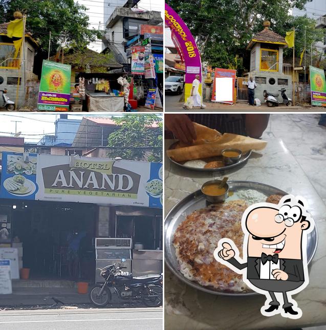 The exterior of Hotel Anand