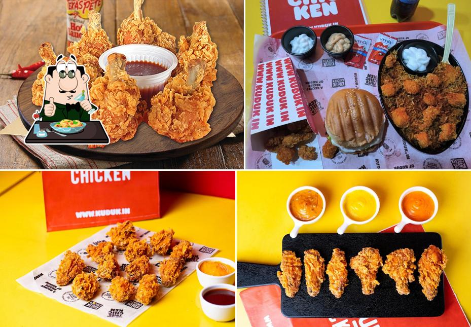 Fried chicken at Kuduk Chicken Integral University