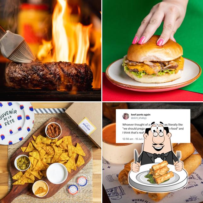 Spring rolls at Basco And Fry