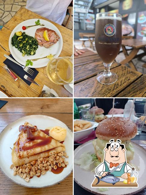 Salmone grigliato al Deluxe grill and pancakes bar