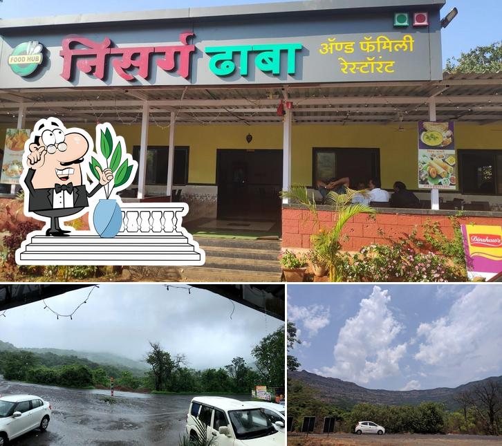 The exterior of Nisarg Dhaba mahabaleshwar-pratapgad road haroshi