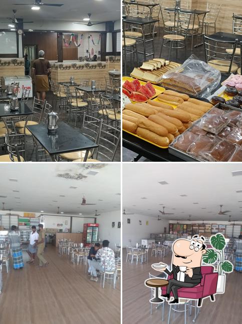 The interior of Sri Divya Bakery