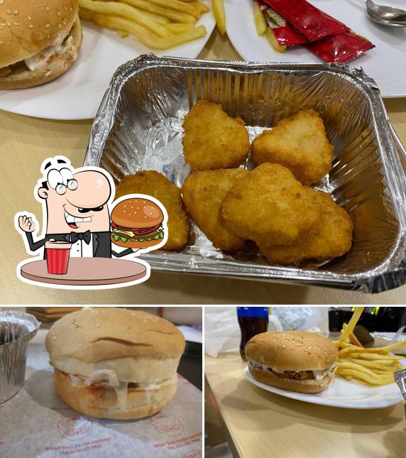 Try out a burger at Sam's Burger