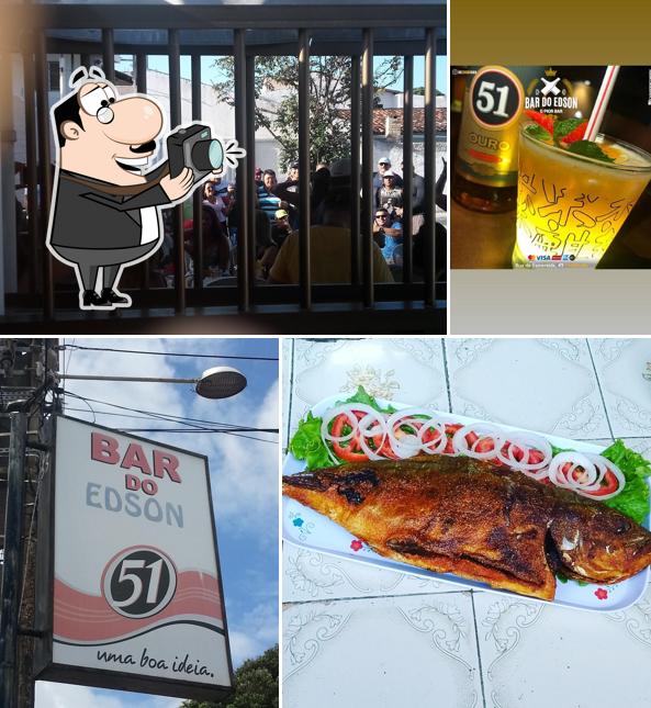 See this picture of Bar do Edson