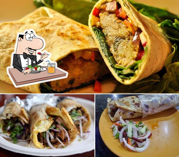 Food at Tapan's Calcutta Roll Centre