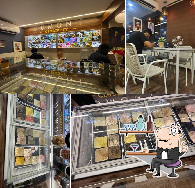 The interior of Dumont Creamery