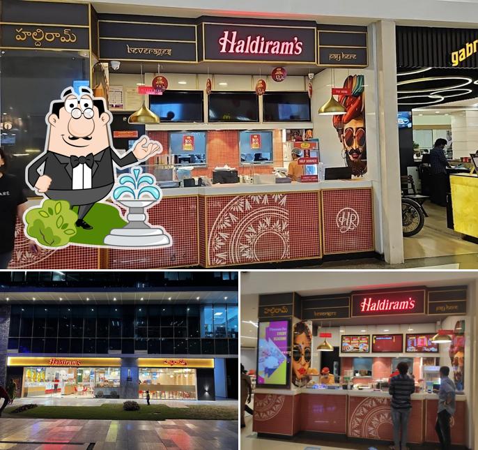 The exterior of Haldiram's