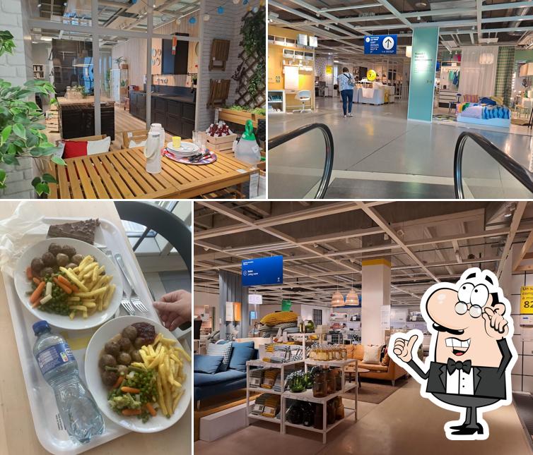 Gli interni di IKEA Vernier Restaurant