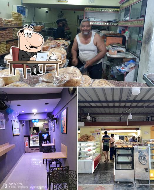 The interior of M.R. Bakery