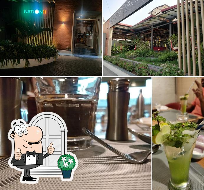 The picture of Nation 11, Multi Cuisine Restaurant’s exterior and drink