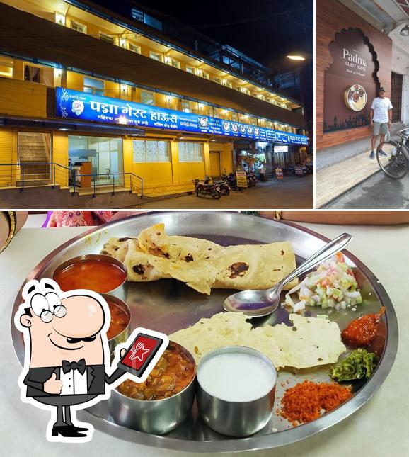 Among various things one can find exterior and food at Padma Restaurant