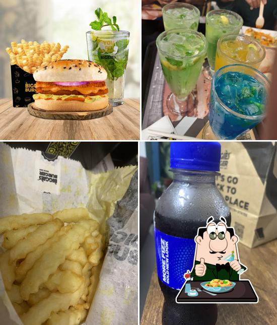 Food at Biggies Burger : Gunjur
