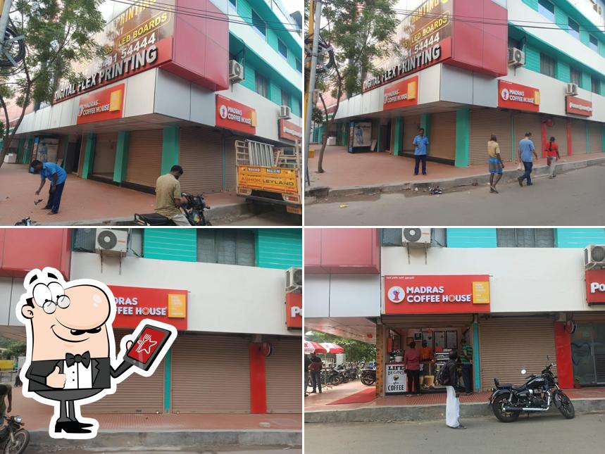 The exterior of Madras Coffee House