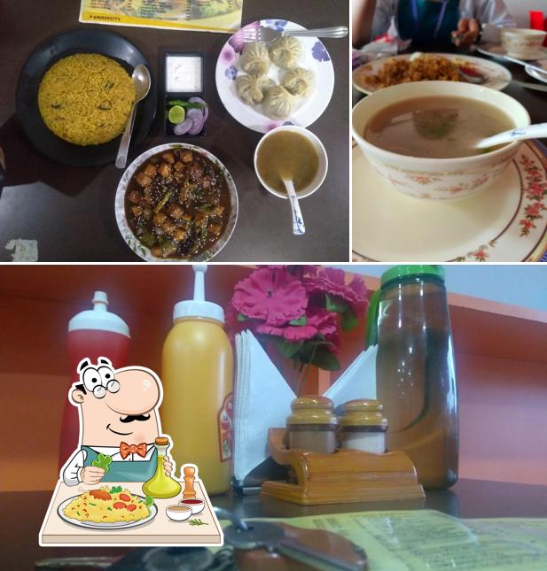 Check out the photo depicting food and beer at Nikheel Cafe " 2 "