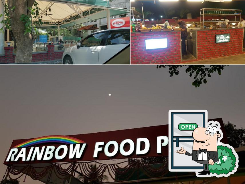The photo of exterior and interior at Rainbow Food Park