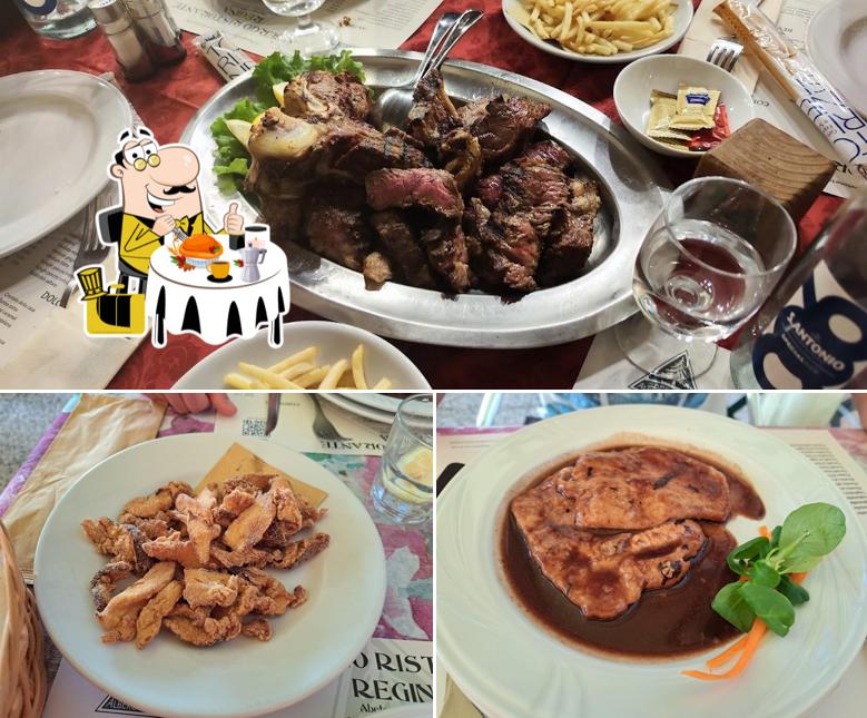 Cibo al Ristorante dell'Albergo Regina
