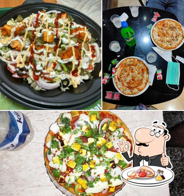 Pick pizza at Subway Srikant Verma Road