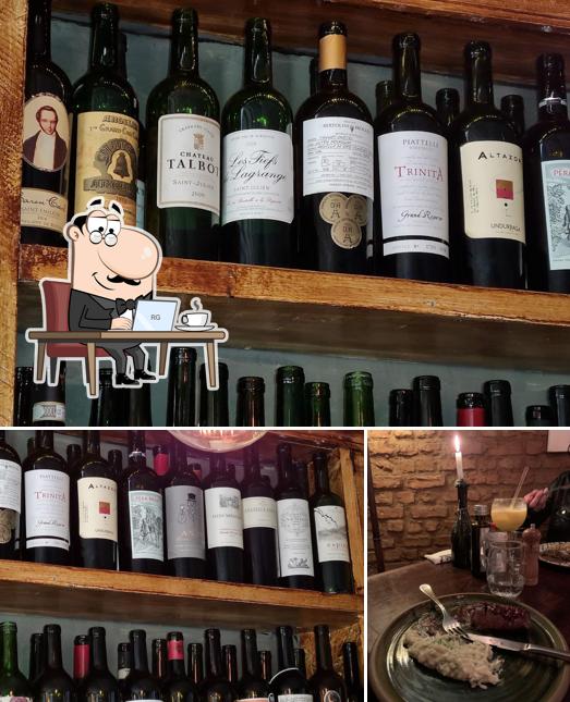 O interior do Trattoria Quinta do Lago