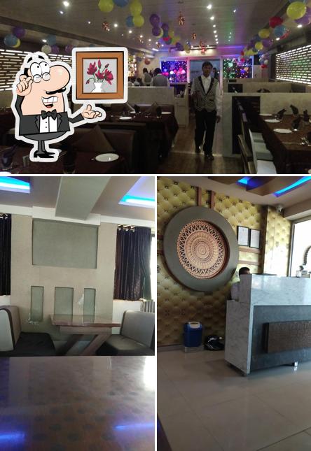 The interior of The Sarvottam Restaurant